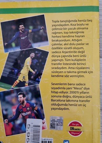 Lionel Messi Futbol Kitabı - Görsel 2