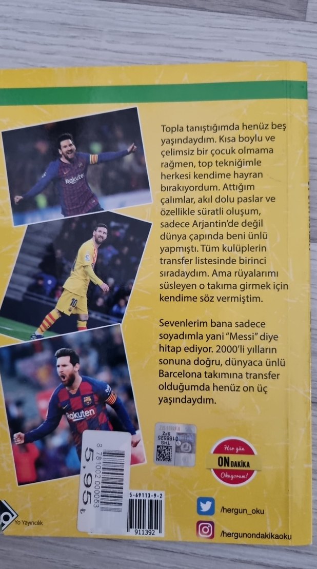 Lionel Messi Futbol Kitabı - Görsel 2