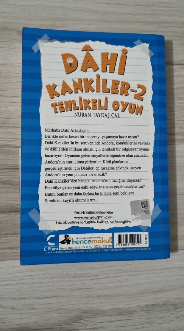 Dahi Kankiler 2 - Tehlikeli Oyun Çocuk Kitabı - Görsel 2