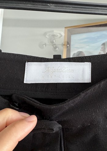 Adil Işık Siyah Düğmeli Kadın Blazer pantolon takım - Görsel 5