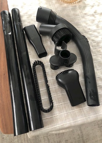 Siyah Elektrikli Süpürge Aparat Seti - Görsel 2