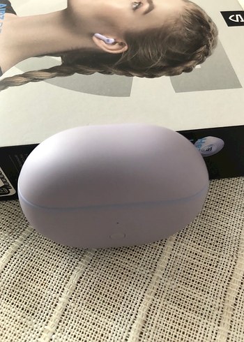 Mor Kablosuz Kulak İçi Kulaklık - Görsel 3