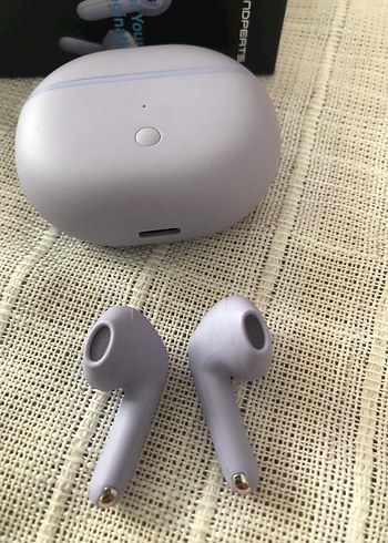 Mor Kablosuz Kulak İçi Kulaklık - Görsel 2