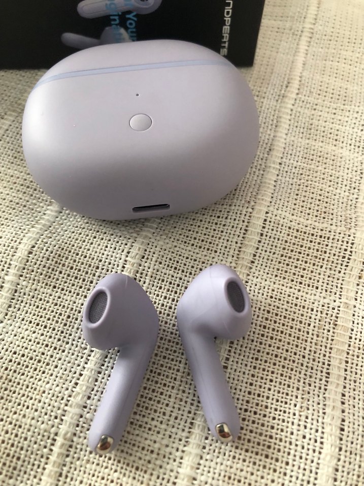 Mor Kablosuz Kulak İçi Kulaklık - Görsel 2