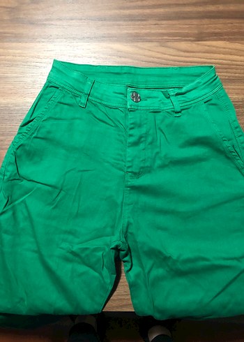 Kadın Yeşil Regular Fit KotPantolon - Görsel 2