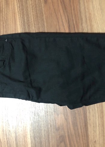 Siyah Kadın Midi Kot pantolon - Görsel 2