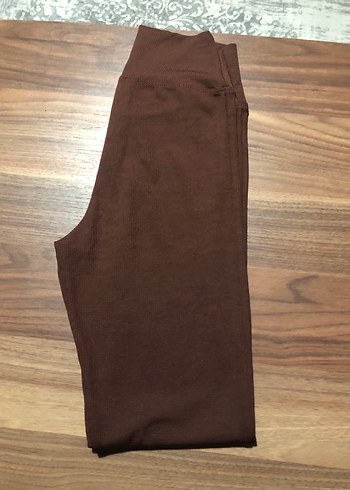 Kadın Kahverengi Midi Tayt - Görsel 2