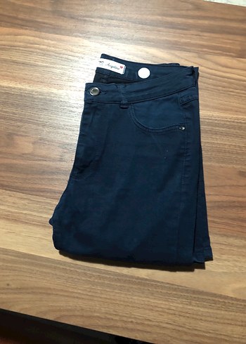 Kadın Lacivert Rikralı pantolon - Görsel 2