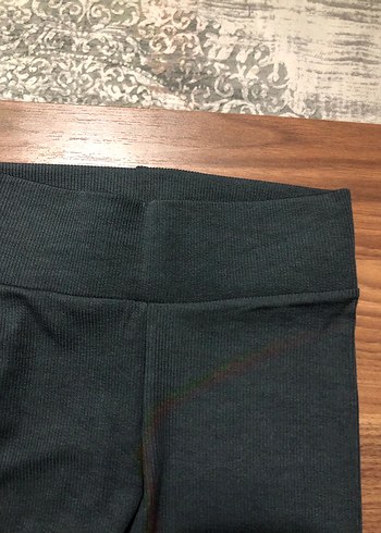 Kadın Füme Renk Normal Boy Tayt - Görsel 4