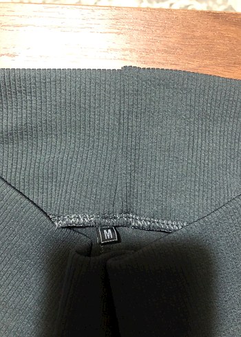 Kadın Füme Renk Normal Boy Tayt - Görsel 3