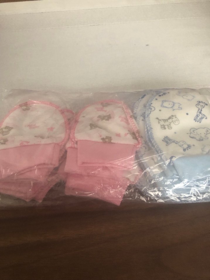 Nakışlı Kız Çocuk Eldivenleri Velcro - Görsel 2