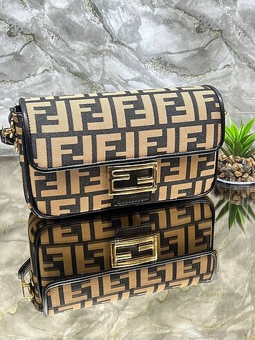 Fendi kapaklı büyük boy çanta