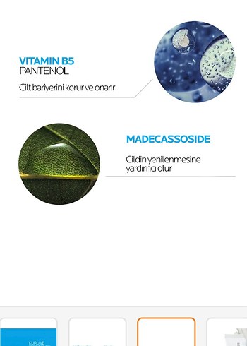  Beden Renk La Roche Posay Onarıcı ve Yatıştırıcı Bakım Kremi 40ML