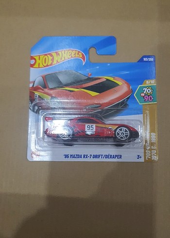 '95 Mazda RX-7 Drift hotwheels araba