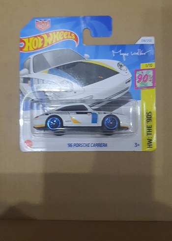 Beyaz Hot Wheels Porsche Carrera Oyuncak Araba