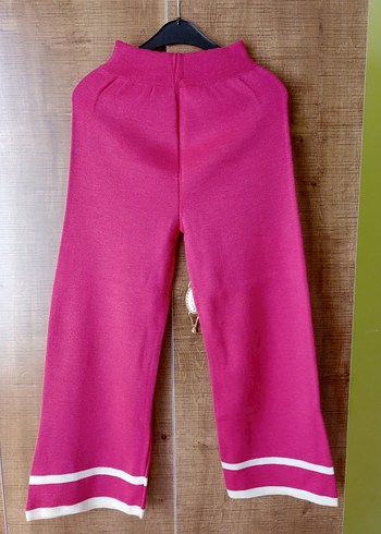 Pembe Uzun Kollu Triko Kadın Kazak - Görsel 2