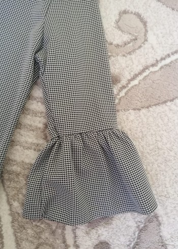 Gri Midi Kadın Elbise, Uzun Kollu, Pilili - Görsel 2