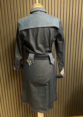 s Beden lacivert Renk Gucci denim jean kot kısa elbise