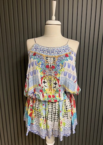 Camilla ipek plaj tulum elbise - Görsel 3