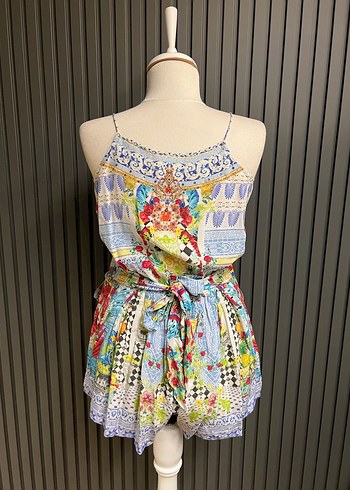 Camilla ipek plaj tulum elbise - Görsel 6