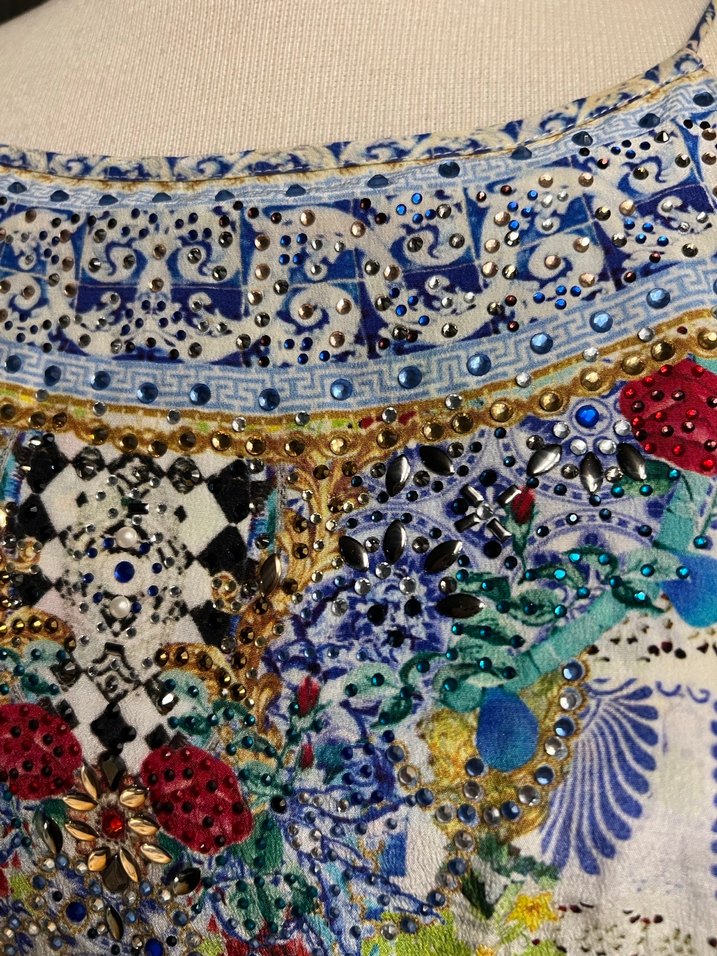 Camilla ipek plaj tulum elbise - Görsel 5