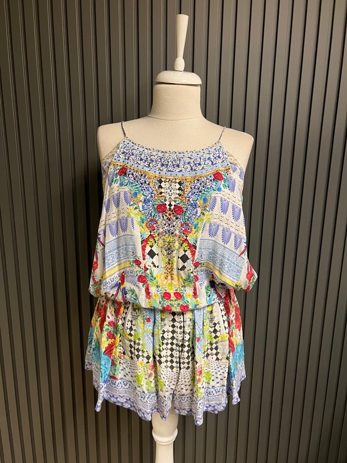 Camilla ipek plaj tulum elbise - Görsel 2