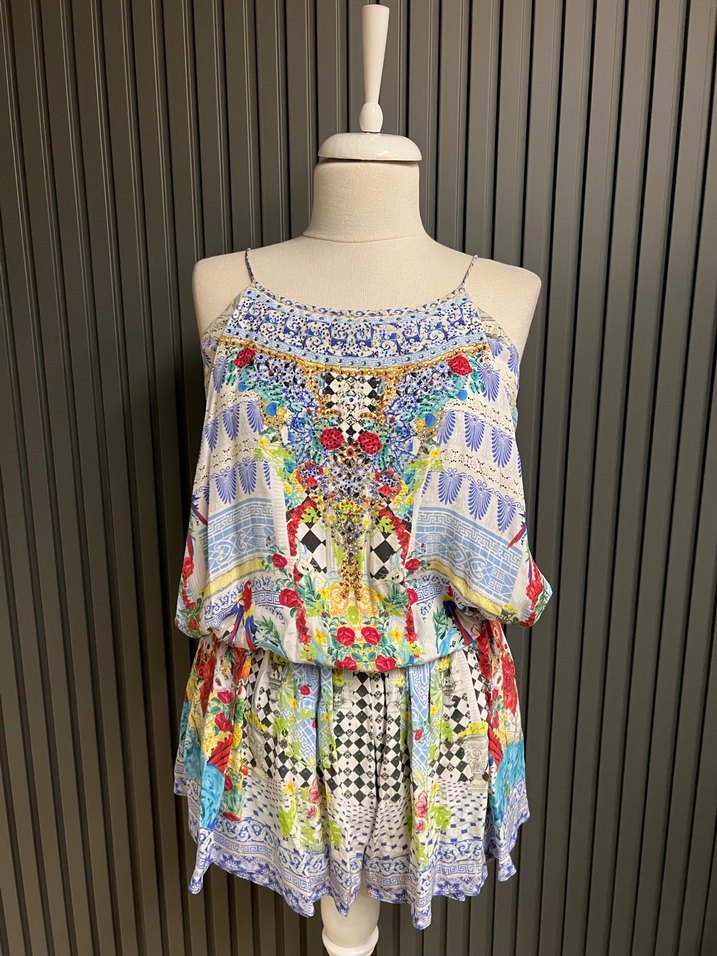 Camilla ipek plaj tulum elbise - Görsel 3