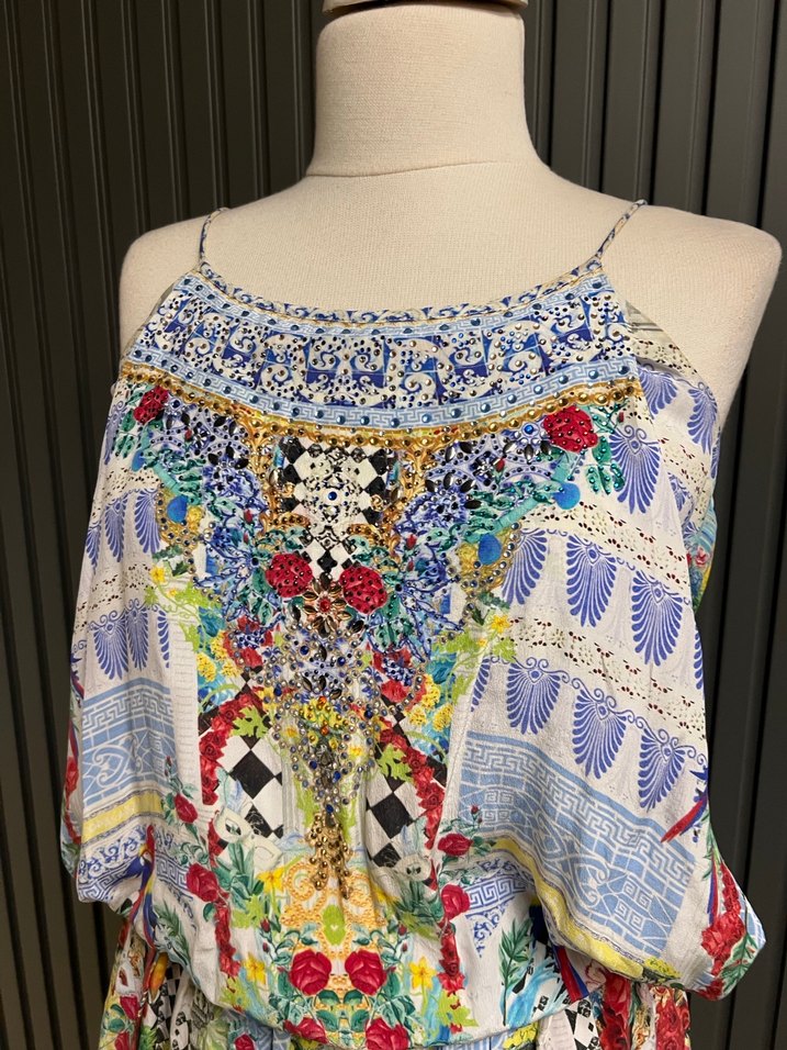 Camilla ipek plaj tulum elbise - Görsel 4