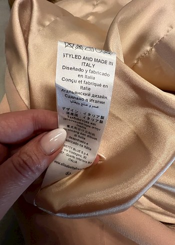 l Beden Elisabetta franchi kısa bağcıklı elbise