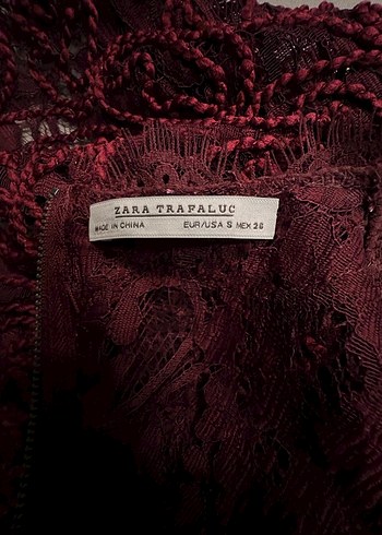 Zara Zara dantel üst bluz