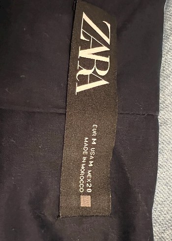 Zara Zara tüvit kısa denim elbise