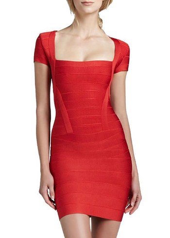Herve leger model elbise
