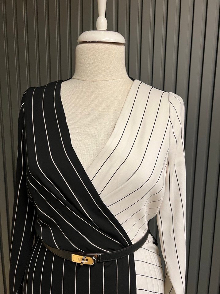 Nocturne v yaka kısa elbise - Görsel 2