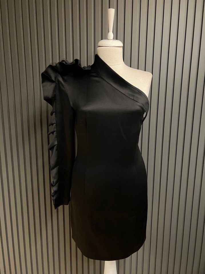 İpekyol yasemin özilhan tek omuz abiye elbise - Görsel 2