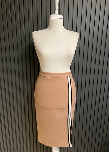 Zara midi yırtmaçlı kalem etek