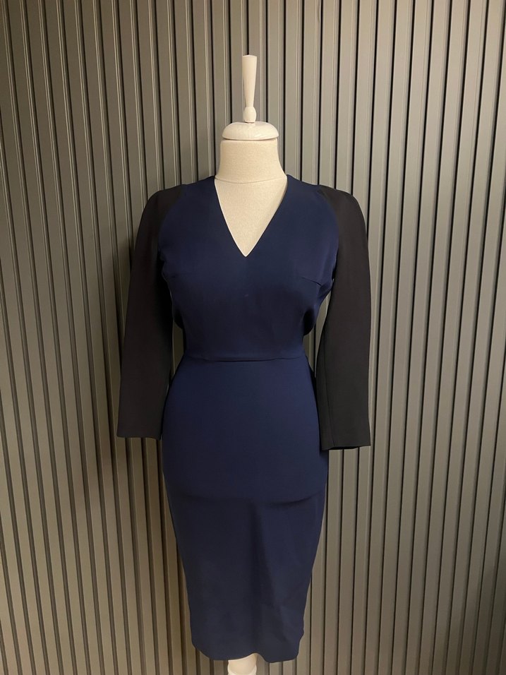 Victoria beckham kalem midi elbise - Görsel 3