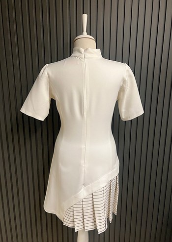 Betty sam pileli kısa elbise - Görsel 6