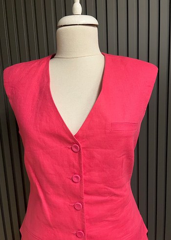 Adil ışık pembe sırt dekolteli kısa elbise - Görsel 4