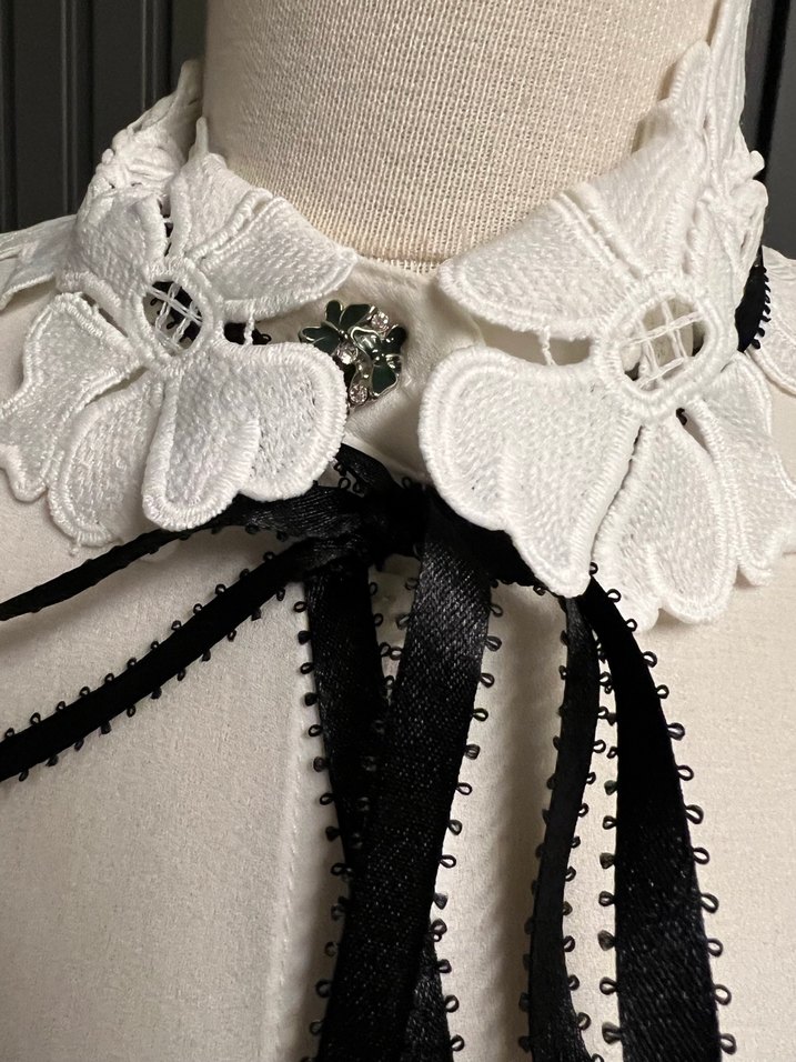 İpekyol fiyonklu gömlek üst bluz - Görsel 3