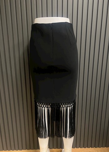 Beymen collection püsküllü kalem etek - Görsel 4