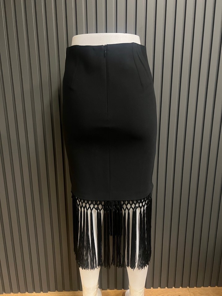 Beymen collection püsküllü kalem etek - Görsel 4