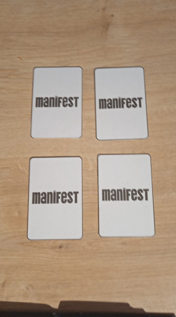 manifest sueda 4'lü photocard - Görsel 2