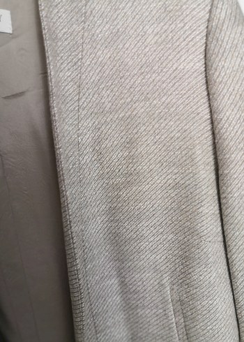 38 Beden ten rengi Renk Bej kadın blazer