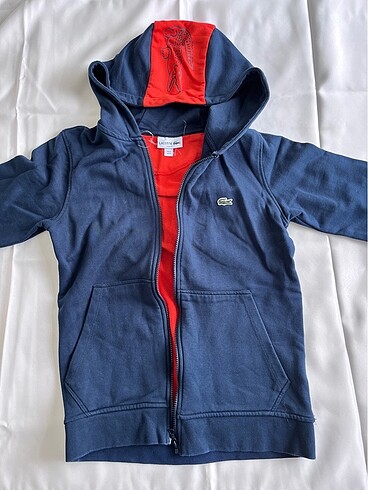 Lacoste Kapüşonlu Hırka