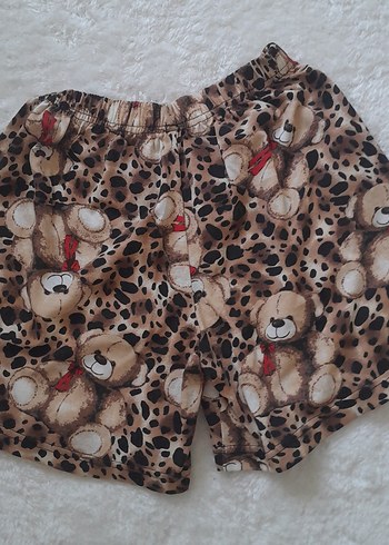 Leopar Desenli Düğmeli gecelik altı - Görsel 2