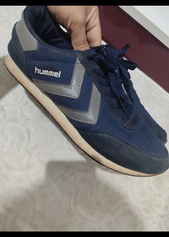 Hummel Hummel Mavi Gri Bağcıklı Spor Ayakkabı