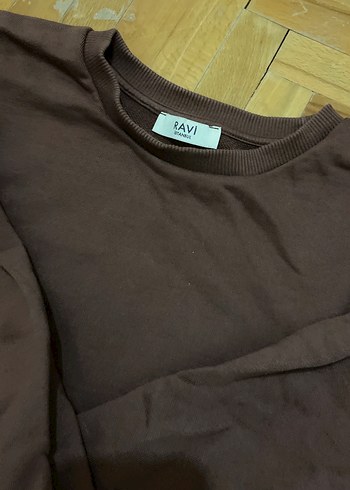 Diğer Kadın Kahverengi Uzun Kollu Basic Sweatshirt