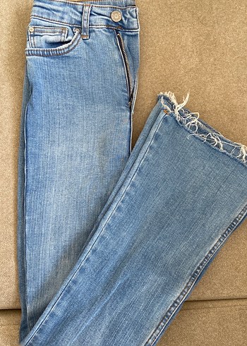 Mavi Flare Jean Kot Pantolon