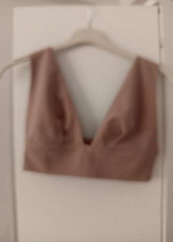 Bej Minimalist Mini Bralet