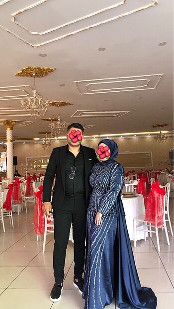 Diğer Lacivert taşlı abiye